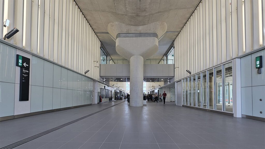 vue intérieur gare polytechnique ligne 18 GPE