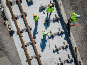 travaux ligne 14 du tramway d’Helsinki