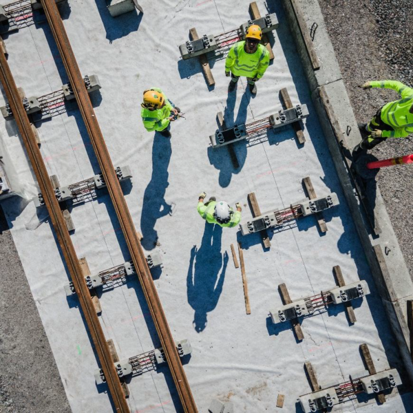 travaux ligne 14 du tramway d’Helsinki