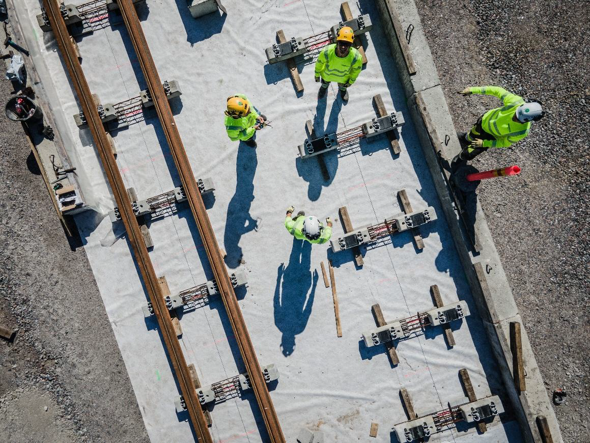 travaux ligne 14 du tramway d’Helsinki