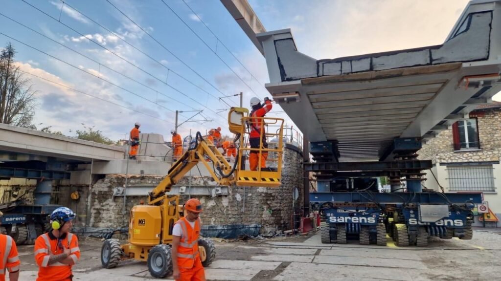 Le Pont Rail de Gavignot a été remplacé