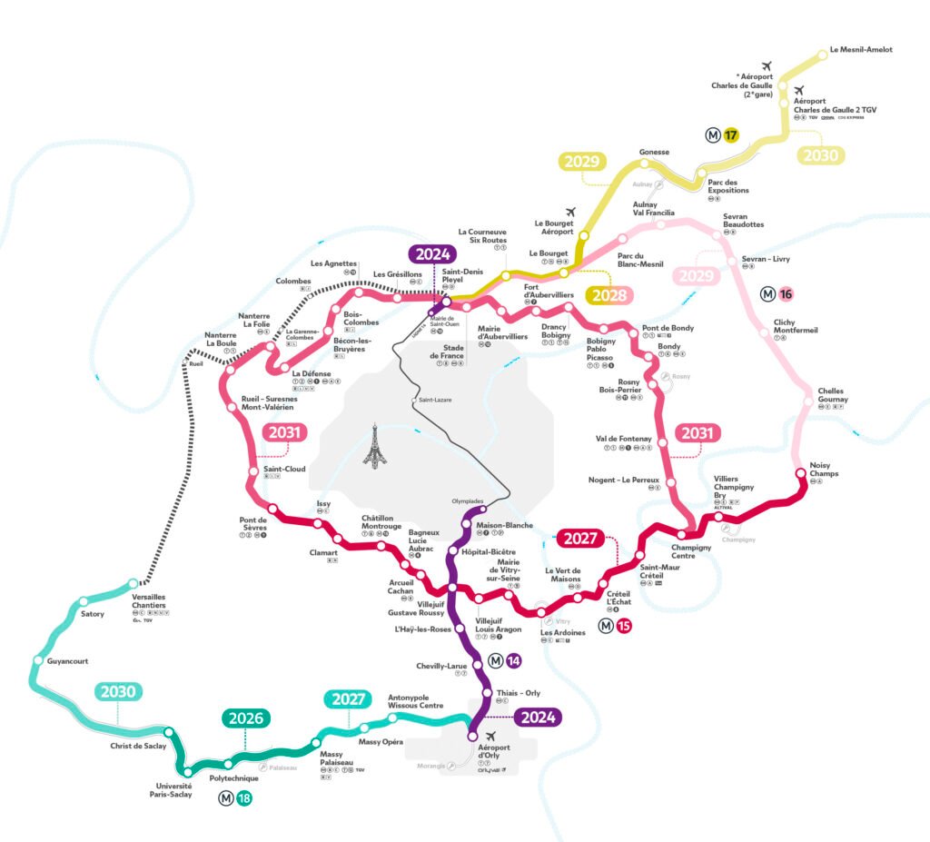 Grand Paris Express : la SGP confirme le calendrier de la ligne 18 et décale les lignes 16 et 17